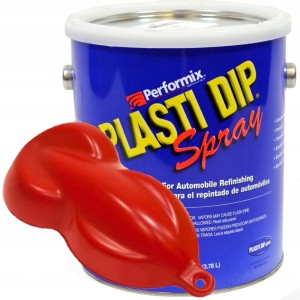 Plasti Dip Plastidip 1 Gallon 3,78 L Gotowy do Malowania Czerwony Czerwona